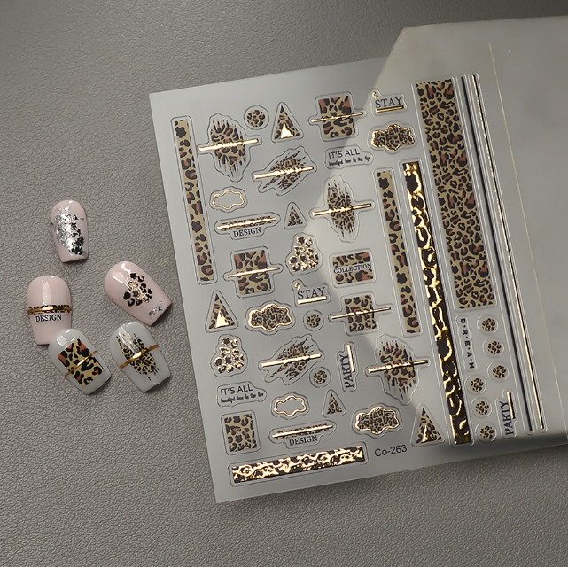 Irregular Line Nail Stickers